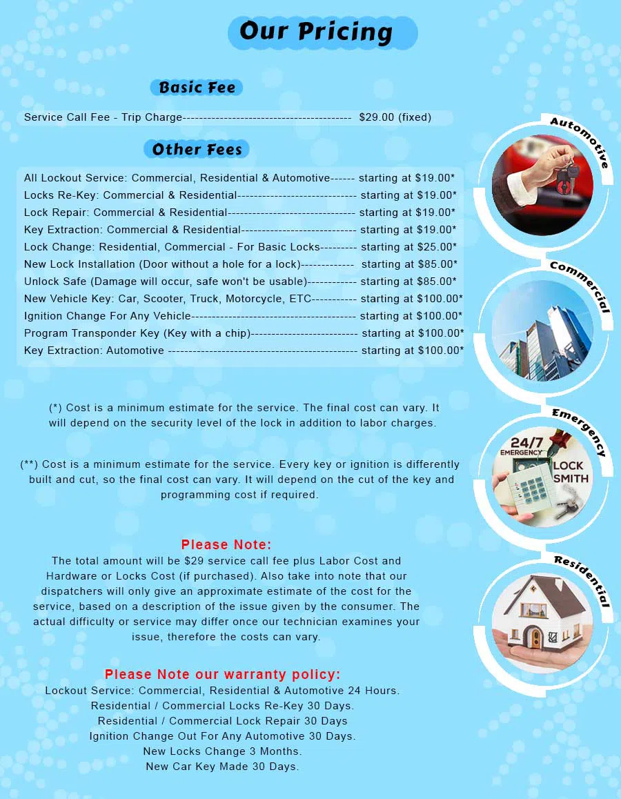 Lock Locksmith Services Winnetka, CA 818-488-2678